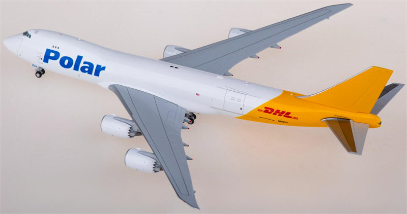 JC Wings Polar Air DHL Boeing 747-8F N852GT Cargo 1:400 Diecast Model view 2