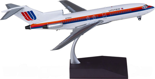 United Airlines Boeing 727-100 in Saul Bass Tulip livery 1:200 diecast model