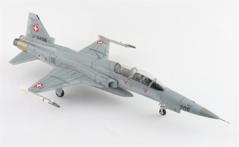 Hobby Master F-5F Tiger II J-3206 Staffel 6 Swiss Air Force 1:72 Airplane Pre-built Model