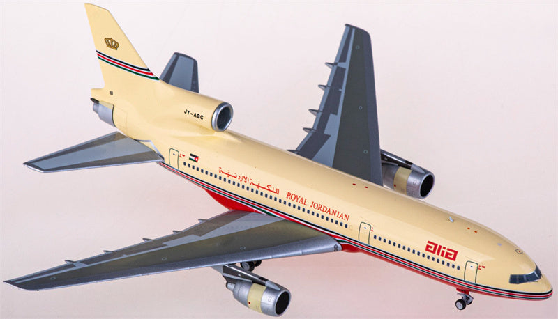 NG Models Royal Jordanian Airlines for Lockheed L-1011-500 JY-AGC 1:400 Airplane Pre-built  Airliner Model Display