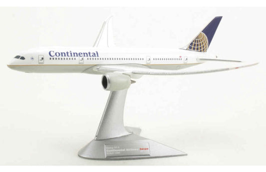 Herpa Continental Airlines Boeing 787-8 flight status 1:500 Aircraft Pre-built  Airliner Model Display