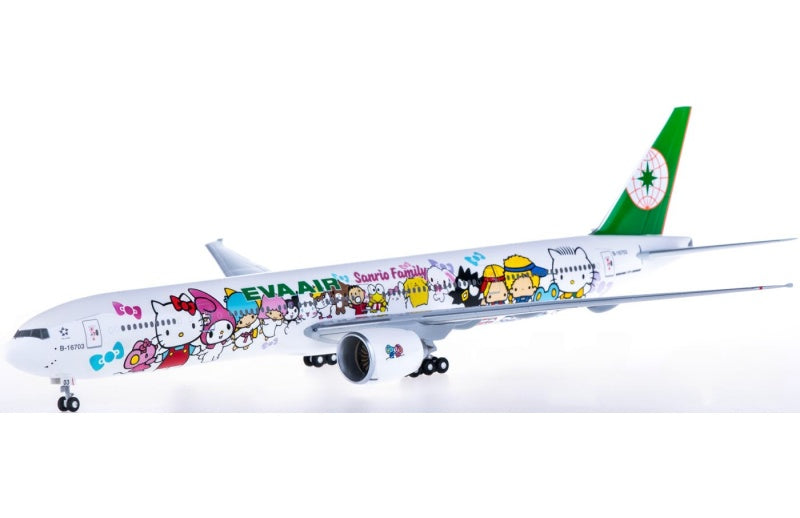 Hogan EVA Air Boeing 777-300ER B-16703 1:200 Aircraft PLUG-IN  Airliner Model Display