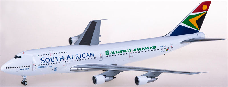 JC Wings South African Airways Boeing 747-300 ZS-SAU 1:200 Diecast Model view 1