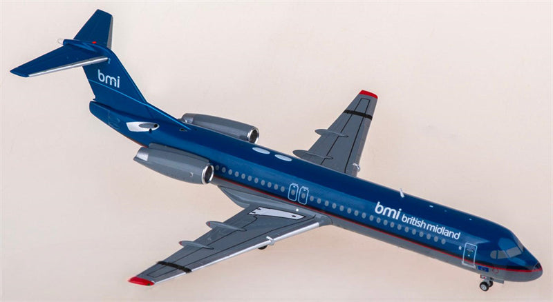 JC Wings 1:200 BMI Fokker 100 G-BXWF Model