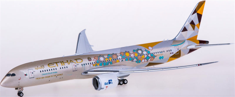 Phoenix Etihad Airways Boeing 787-9 A6-BLI Choose Saudi Arabia 1:400 Diecast Model view 1