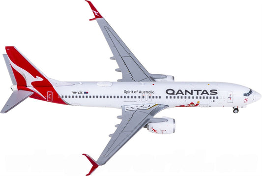 JC Wings 1:400 Qantas Boeing 737-800 VH-VZX Diecast Model view 1