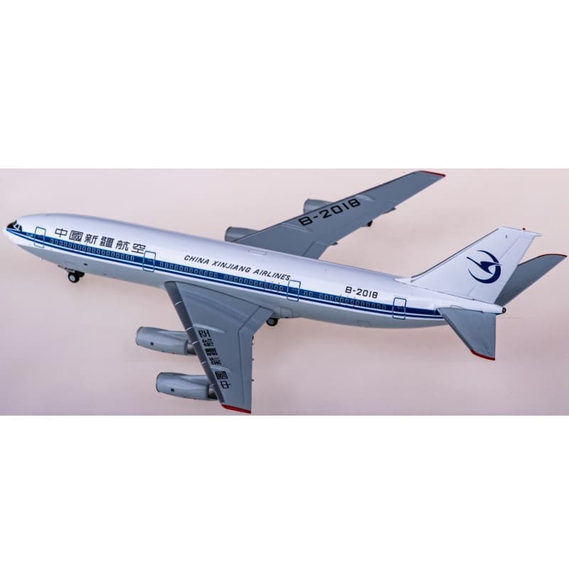 YU ModeL China Xinjiang Airlines Ilyushin IL-86 B-2018 1:400 Aircraft Pre-built  Airliner Model Display