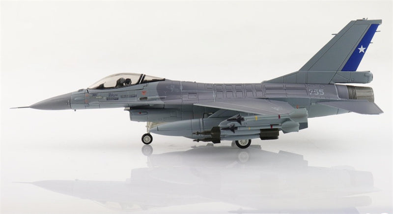 HOBBY MASTER F16 Fighting Falcon MLU 755 Chilean Air Force 1:72 Aircraft Pre-built Model
