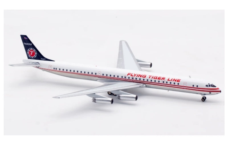 Inflight 1:200 Flying Tiger Line DC-8-63 N624FT polishing DIECAST Model