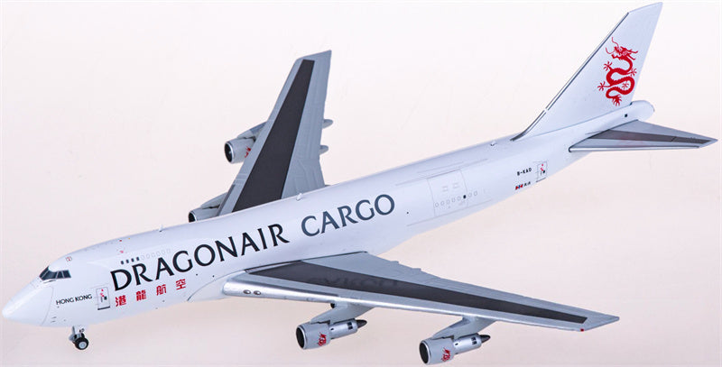 JC Wings Dragonair Cargo Boeing 747-200F B-KAD 1:400 Diecast Model view 4
