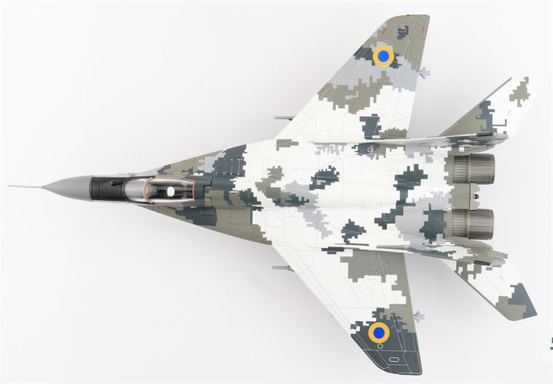 HOBBY MASTER MIG29 9-13 Fulcrum C bort 02 Ukrainian Air Force (with 2 x JDAM-ER 2 x AGM-88) 1:72 Aircraft Pre-built Model