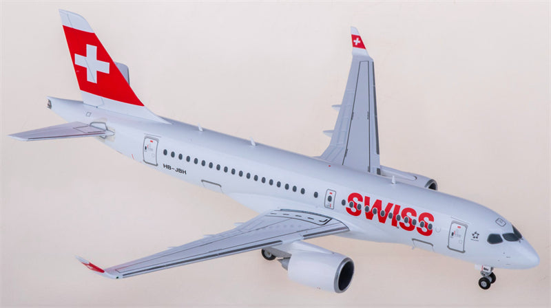 Herpa Swiss Airbus A220-100 HB-JBH 1:200 ABS Model view 2