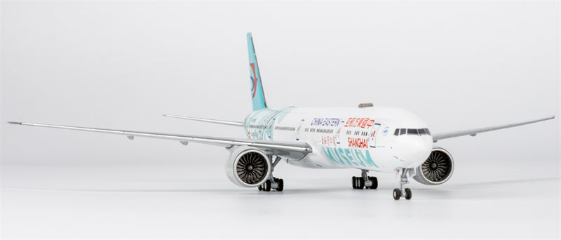 NG Models 1:400 China Eastern Boeing 777-300ER B-7349 Shanghai Museum Diecast Model view 5