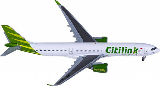 JC Wings Citilink Airbus A330-900neo PK-GYA 1:400 Airplan Diecast Model view 1