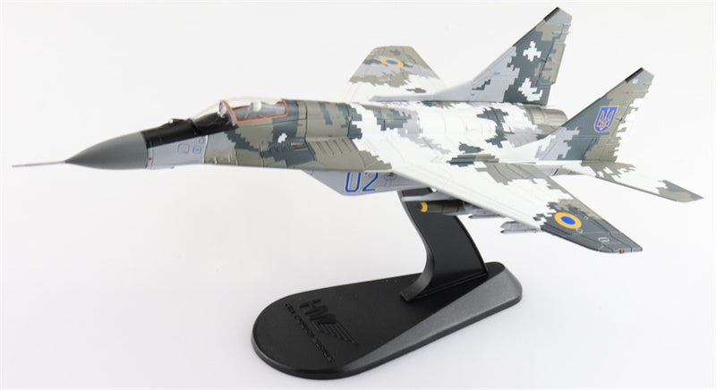 HOBBY MASTER MIG29 9-13 Fulcrum C bort 02 Ukrainian Air Force (with 2 x JDAM-ER 2 x AGM-88) 1:72 Aircraft Pre-built Model