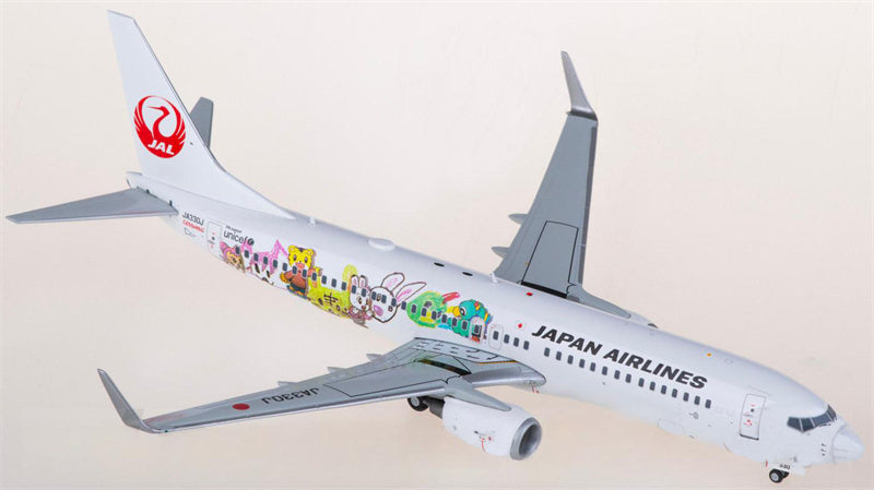 JC Wings Japan Airlines Boeing 737-800 JA330J 1:200 Aircraft Pre-built  Airliner Model Display