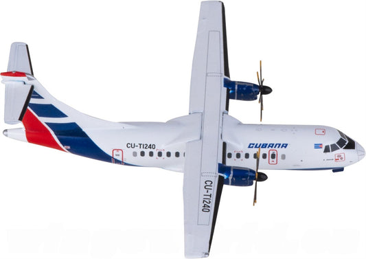 Geminijets Cubana ATR-42-500 CU-T1240 1:400 Diecast Model view 1