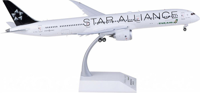 JC Wings EVA Air Boeing 787-10 Dreamliner B-17812 Star Alliance Flaps Down 1:200 Diecast Model view 2