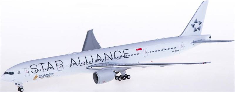 Phoenix Singapore Airlines for Boeing 777-300ER 9V-SWM Star Alliance 1:400 Airplane Pre-built  Airliner Model Display