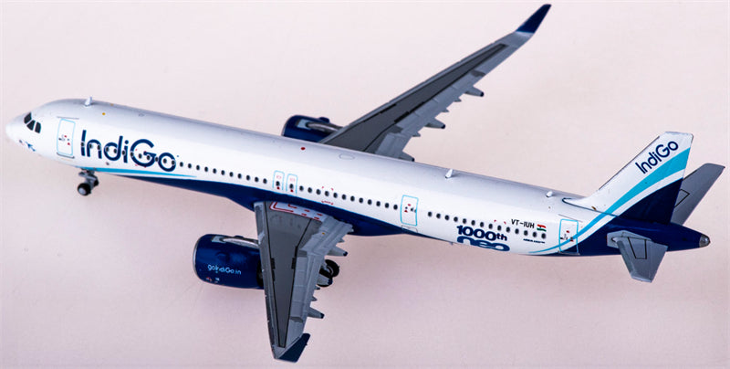 JC Wings IndiGo Airbus A321neo VT-IUH 1:400 Diecast Model view 2