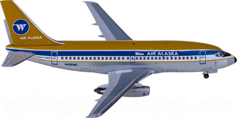 AeroClassics Wien Air Alaska Boeing 737-200 N492WC 1:400 Diecast Model view 1