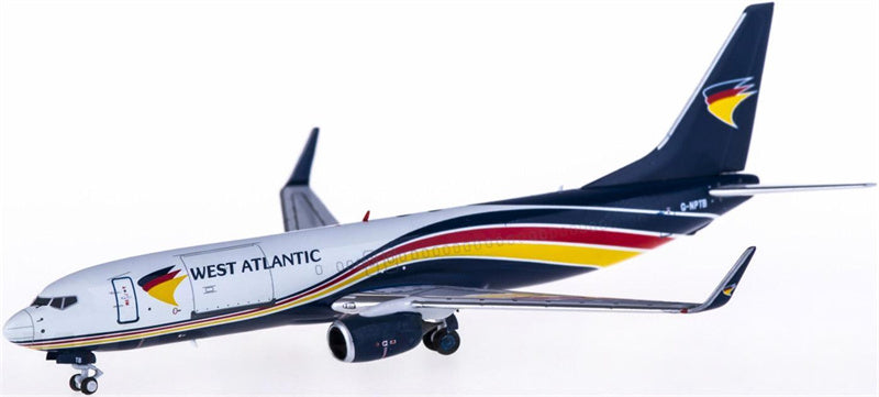 NG Models West Atlantic for Boeing 737-800BCF G-NPTB 1:400 Airplane Pre-built  Airliner Model Display