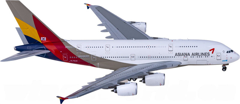 Geminijets Asiana Airlines Airbus A380 HL7640 1:400 Diecast Model view 2