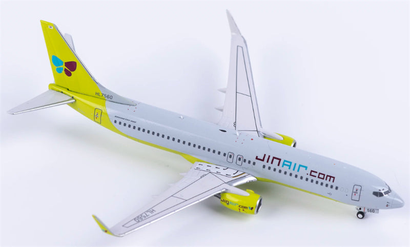 AeroPolaris 1:400 Jin Air B737-800 HL7560 DIECAST Model