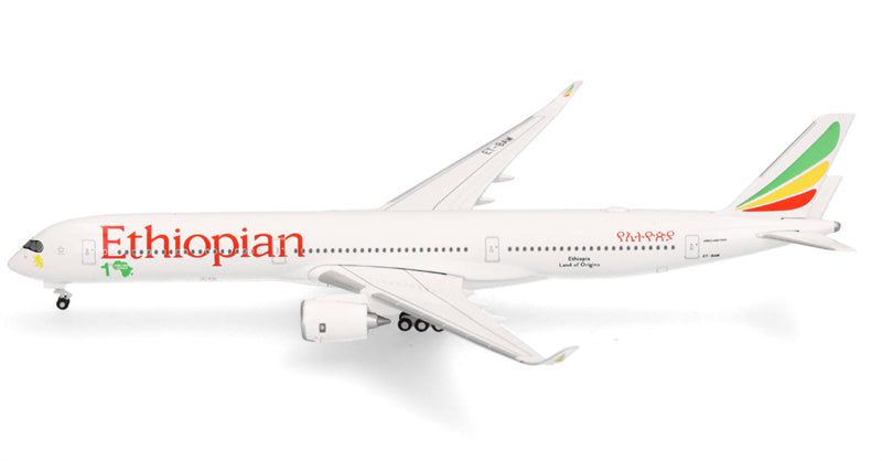 Herpa Ethiopian Airlines Airbus A350-1000 ET-BAW 1:500 Diecast Model view 2