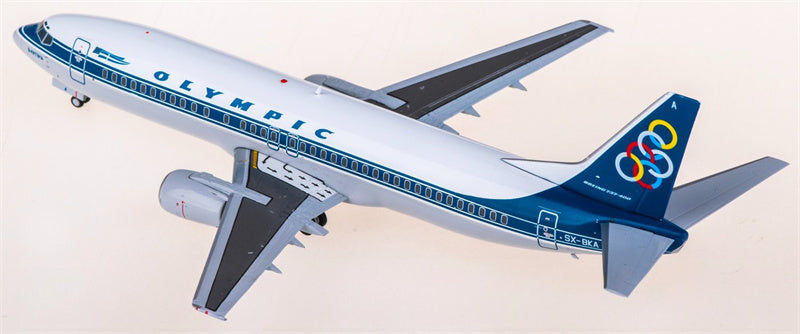 JC Wings 1:200 Olympic Air Boeing 737-400 SX-BKA Diecast Model view 3