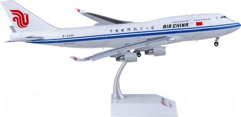 JC Wings Air China for Boeing 747-400 B-2445 Flaps Down 1:200 Airplane Pre-built Airliner Model Display
