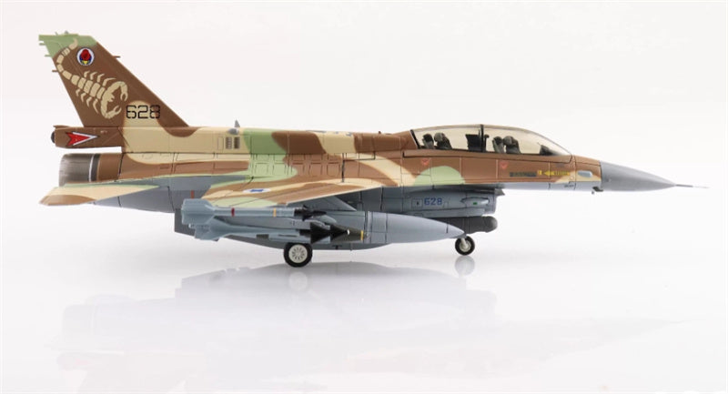 HOBBY MASTER F-16D Barak 628 105 Squadron The Scorpion IAF (with 4 x GBU-31) 1:72 Airplane Pre-built Model