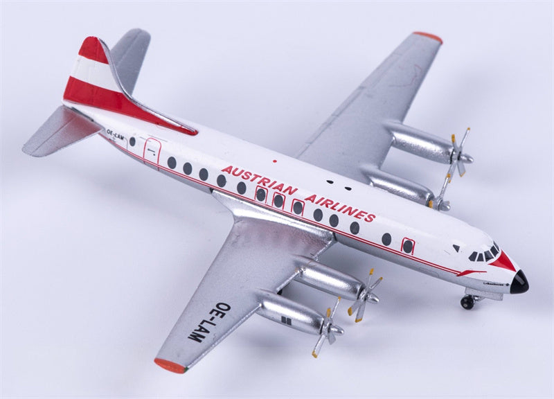 AeroClassics Austrian Airlines Vickers Viscount 800 OE-LAM 1:400 Diecast Model view 3