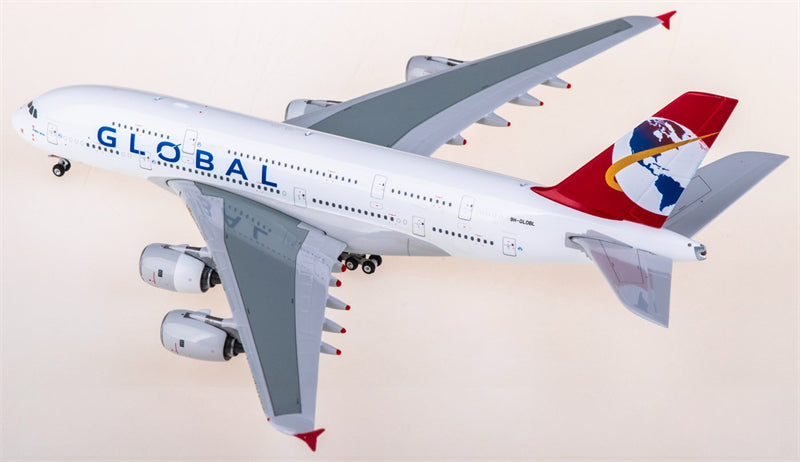Phoenix 1:400 Global Airlines Airbus A380 9H-GLOBL Diecast Model view 3