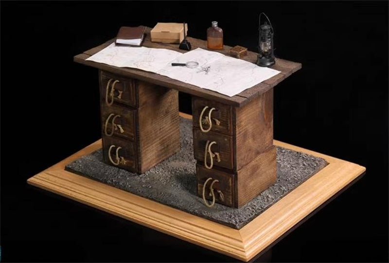 DID WWI Desk Diorama Set 1:6 Scene Pre-built Model