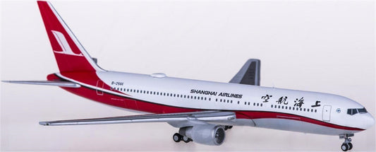 JC Wings Shanghai Airlines Boeing 767-300 B-2566 1:400 Diecast Model view 1
