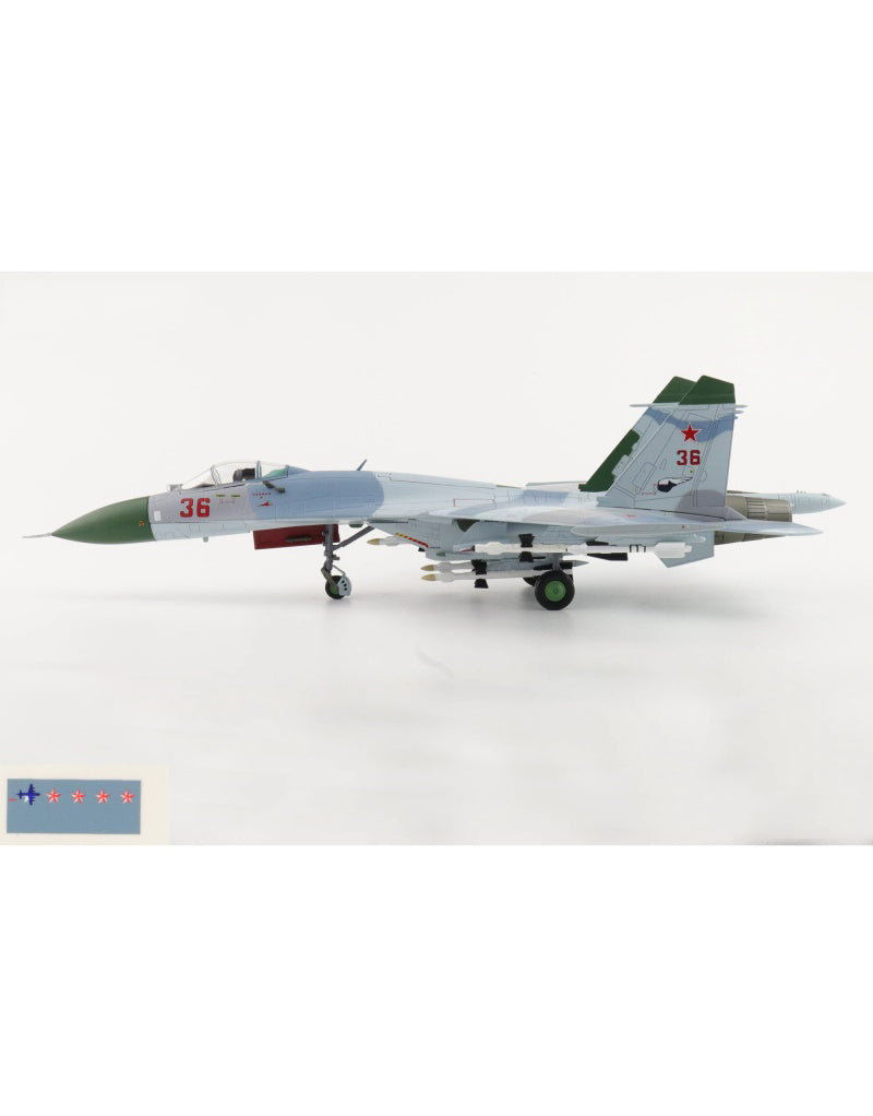 HOBBY MASTER Soviet Air Force Su-27  Flanker-B 941sr IAP 1:72 Model 1987 Barents Sea Version Red 36