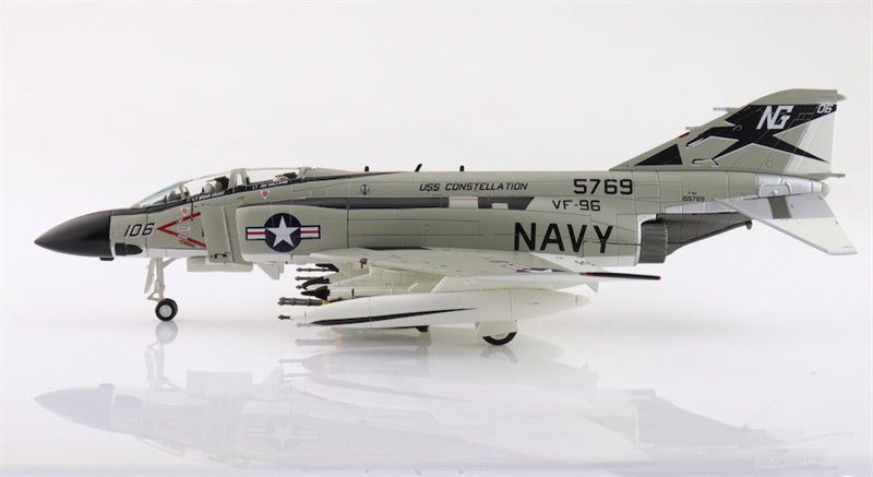 HOBBY MASTER McDonnell Douglas F4J Phantom II Showtime 106 155769 VF-96 USS Constellation May 1972 1:72 Aircraft Pre-built Model