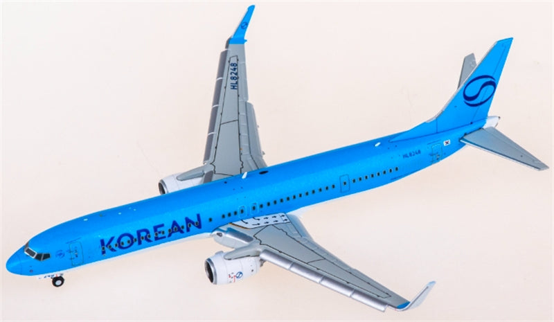 Hxmodels Korean Air Boeing 737-900 HL8248 Flap down 1:400 Diecast Model view 2