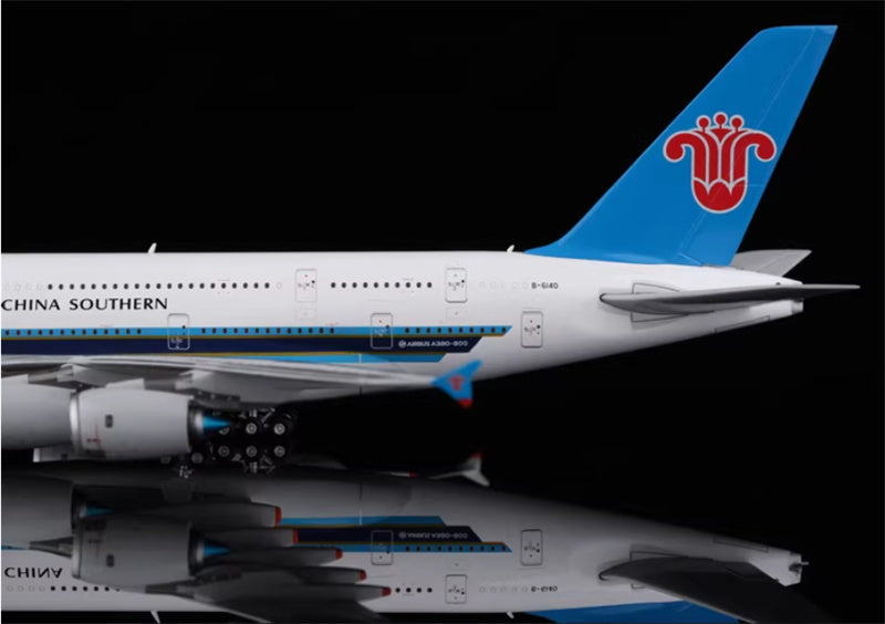 HX Models China Southern Airlines Airbus A380 B-6140 1:400 Diecast Model view 3