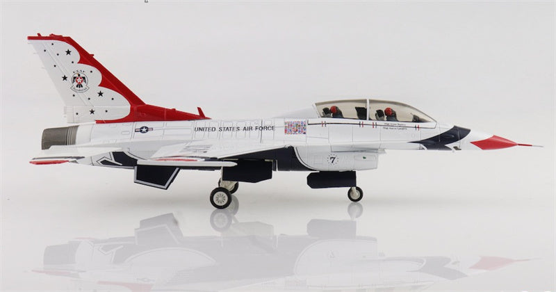 HOBBY MASTER F16D Fighting Falcon Thunderbirds No.7 plane USAF Nellis AFB 2017 1:72 Aircraft Pre-built Model