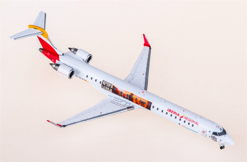 JC Wings 1:400 Iberia Bombardier CRJ1000ER EC-MJO Model