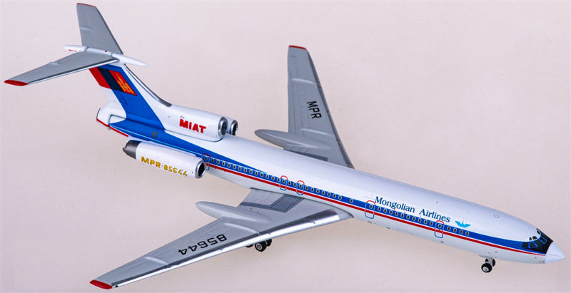 Phoenix MIAT for Mongolian Airlines for Tupolev TU-154M PR-85644 1:400 Airplane Pre-built  Airliner Model Display