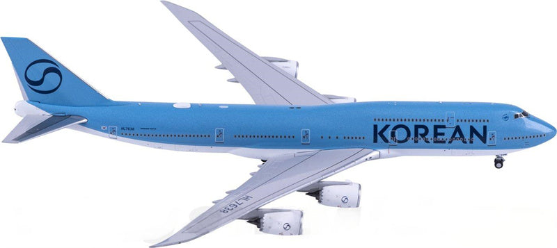 NG Models Korean Air Boeing 747-8 HL7638 1:400 Diecast Model view 1