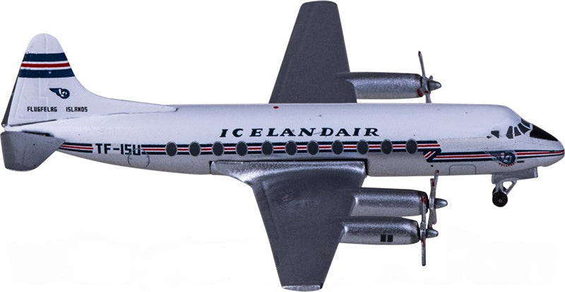 AeroClassics Icelandair Vickers Viscount 700 TF-ISU 1:400 Diecast Model view 1