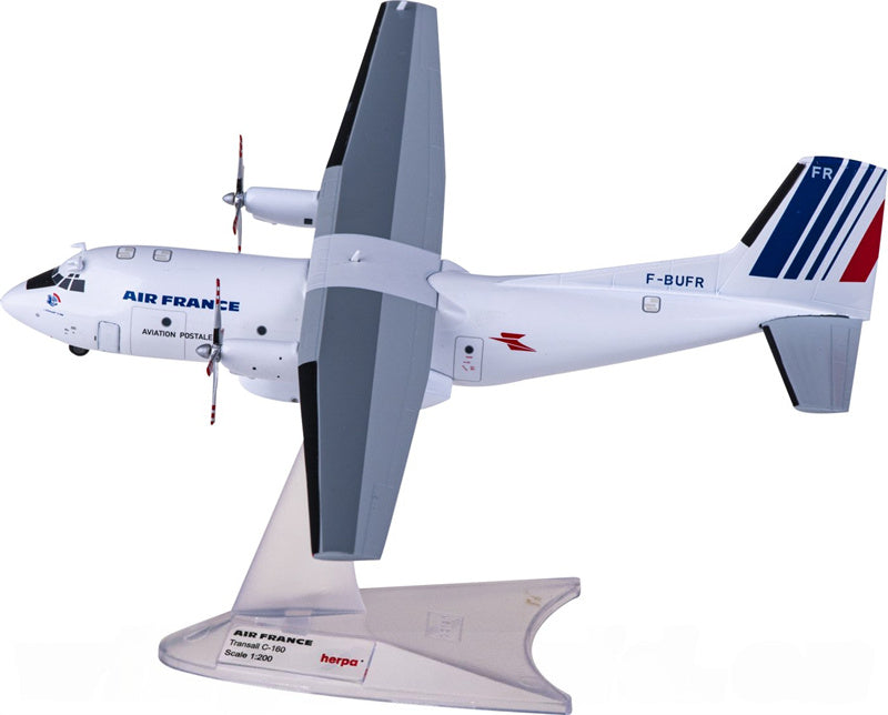 Herpa Air France Transall C-160 F-BUFR 1:200 Diecast Model view 2