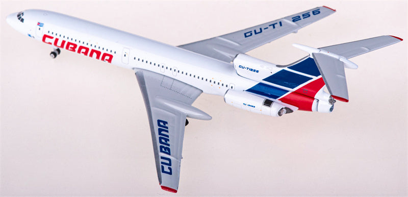 Phoenix Cubana for Tupolev TU-154B2 CU-T1256 1:400 Airplane Pre-built  Airliner Model Display