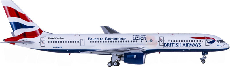 NG Models British Airways Boeing 757-200 G-BMRB 1:400 Diecast Model view 2