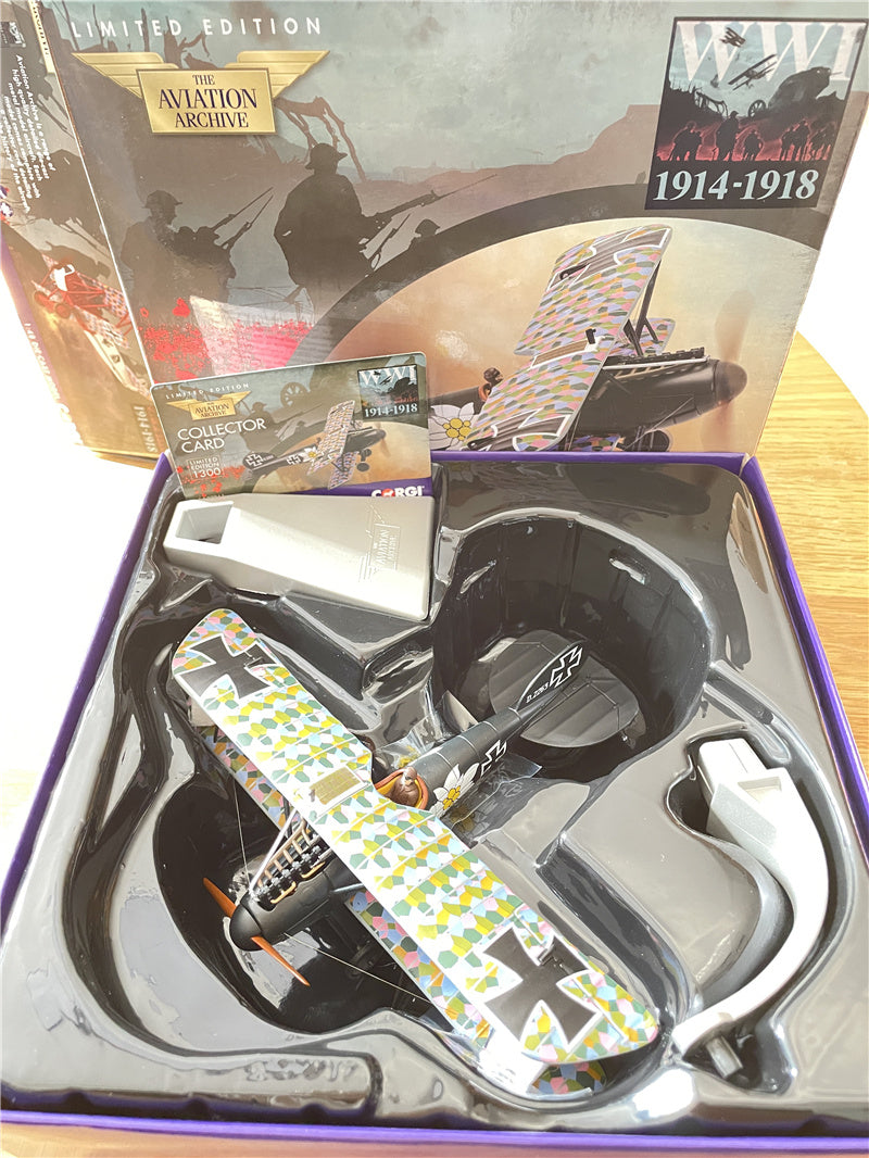 CORGI  Albatros D.V 2263/17 Edelweiss Otto Kissenberth, Jasta 23b late 1917 20 victory ace  1/48 Aircraft Pre-built Model