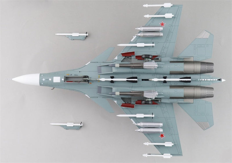 HOBBY MASTER Su33 Flanker D Bort 80 2nd Aviation Squadron 279th shipborne Fighter Aviation Regiment Russian Navy 2005 1:72 Aircraft Pre-built Model